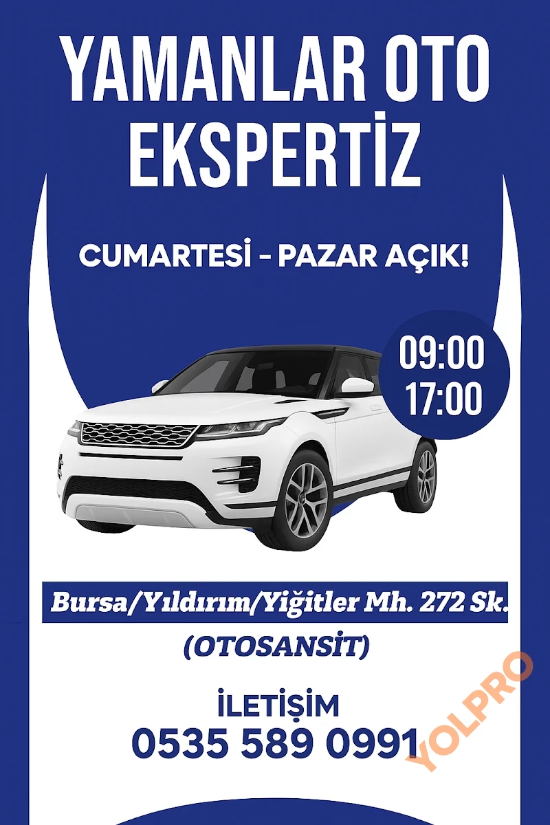Yamanlar Oto Ekspertiz Bursa Yıldırım görsel